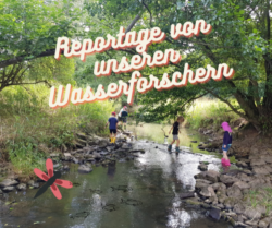 Kindertreff – Reportage von unseren Wasserforschern